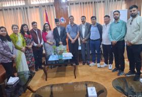 सञ्चारमन्त्री डा तिमिल्सिना र पत्रकार महासङ्घबीच छलफल