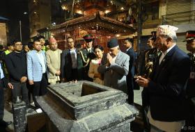 चैत्र शुक्ल अष्टमी : राष्ट्रपति पौडेलद्वारा सेतो मच्छेन्द्रनाथको पूजा आराधना एवं दर्शन