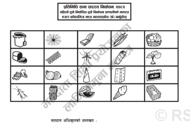 निर्वाचनमा प्रयोग नभएका चालीस प्रतिशत मतपत्र धुल्याइने