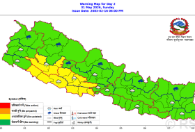 लुम्बिनी, कर्णाली र सुदूरपश्चिममा वर्षाको सम्भावना, तराईमा हुरी चल्ने चेतावनी