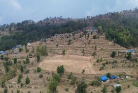 काफ्लेगाउँमा क्रिकेट मैदान निर्माण सुरु