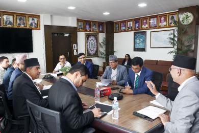 बजेट कार्यान्वयनबारे स्वास्थ्य मन्त्रालयसँग छलफल