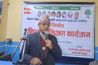 सरकार सुशासनको मार्गचित्रसहित राष्ट्रिय कार्ययोजनाको तयारीमा छ : कार्यवाहक प्रधानमन्त्री खड्का