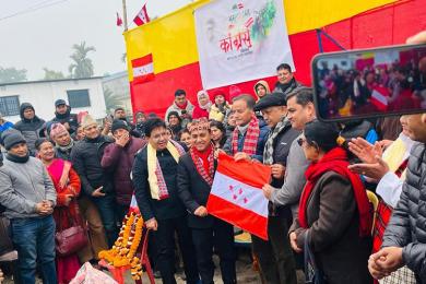 जनतामा छाएको निराशा चिर्न संवाद यात्रा : महामन्त्री थापा