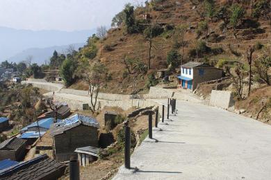 पिप्ले–भगवती सडक कालोपत्र
