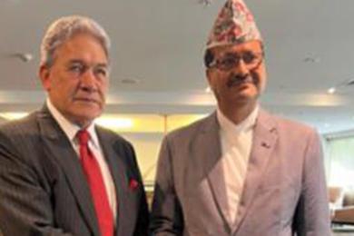 नेपाल–न्युजिल्याण्ड द्विपक्षीय बैठक