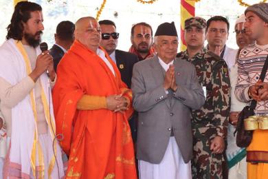 धौलागिरि पवित्र तपोभूमि : राष्ट्रपति पौडेल