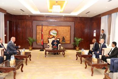 प्रधानमन्त्रीसँग रुसको चेम्बर्स अफ कमर्स एन्ड इन्डस्ट्रिका प्रतिनिधिमण्डलको भेट
