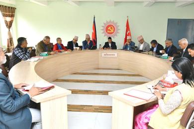 नयाँ सत्ता समीकरणले मुलुकलाई सही दिशामा लैजान थाल्यो : एमाले सचिवालय बैठक