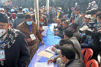 कांग्रेस १४औँ महाधिवेशन स् मतदान गर्ने समय थपियो