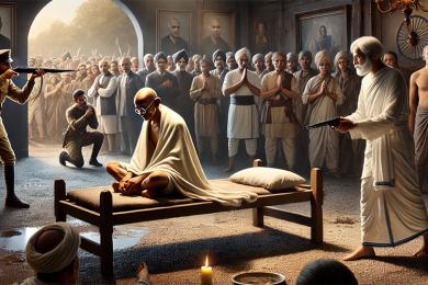 गान्धीजीको अन्तिम उपवास र हत्याको दुखद् घटना
