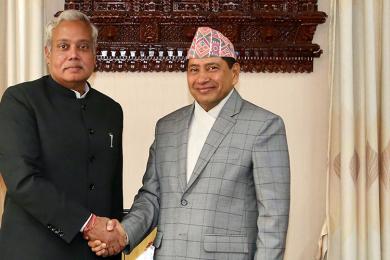 परराष्ट्रमन्त्री श्रेष्ठसँग भारतीय राजदूतको भेट