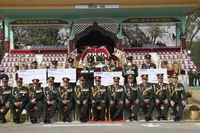 प्रधानसेनापतिद्वारा पुरस्कार र प्रशंसा निशान प्रदान