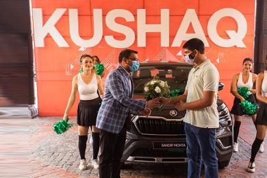 एकै दिन ७५ युनिट स्कोडा कुशाकको डेलिभरी