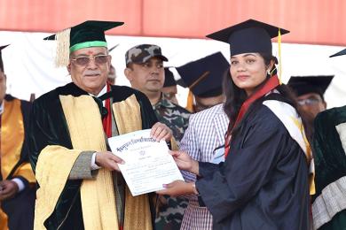 त्रिविमा गुणात्मक सुधारको इच्छाशक्ति र सङ्कल्प जरुरी छ : प्रधानमन्त्री प्रचण्ड 