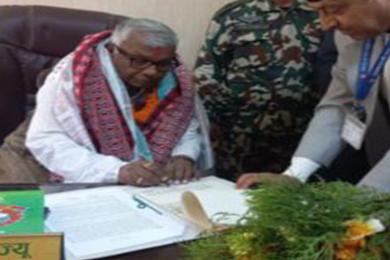 नवनियुक्त वनमन्त्री सुडीद्वारा पदबहाली