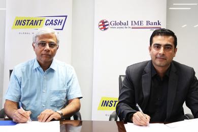 ग्लोबल आइएमई बैंक र इन्स्टेन्ट क्यासबीच सम्झौता