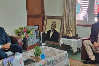 सभापति देउवा र अध्यक्ष नेपालबीच भेटवार्ता