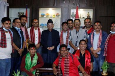राष्ट्र, गणतन्त्र र संविधान बचाउन माओवादी शक्ति एक हुनुपर्छ : अध्यक्ष प्रचण्ड