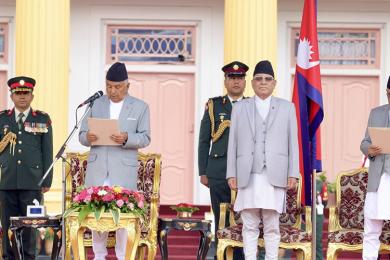 प्रधानमन्त्री तथा मन्त्रीहरूको शपथग्रहण देखी पदभार ग्रहणसम्म (फोटोफिचर)