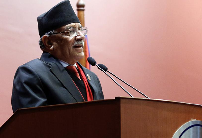 सरकारमा बसेर सङ्घीयता र गणतन्त्रविरुद्ध बोल्ने अधिकार कसैलाई छैन : प्रधानमन्त्री प्रचण्ड 